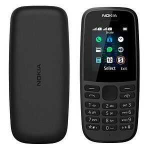 NOKIA 105 (2019) Dual-SIM-Handy schwarz