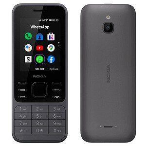 NOKIA 6300 4G Dual-SIM-Handy schwarz