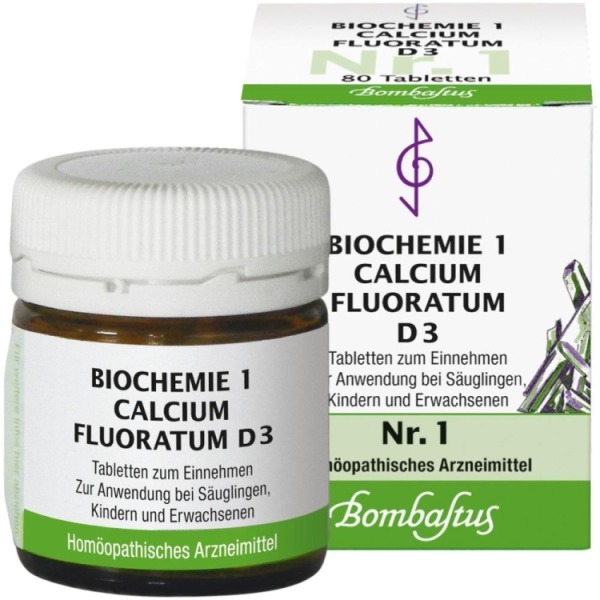 Biochemie 1 Calcium fluoratum D 3 Tablet 80 St