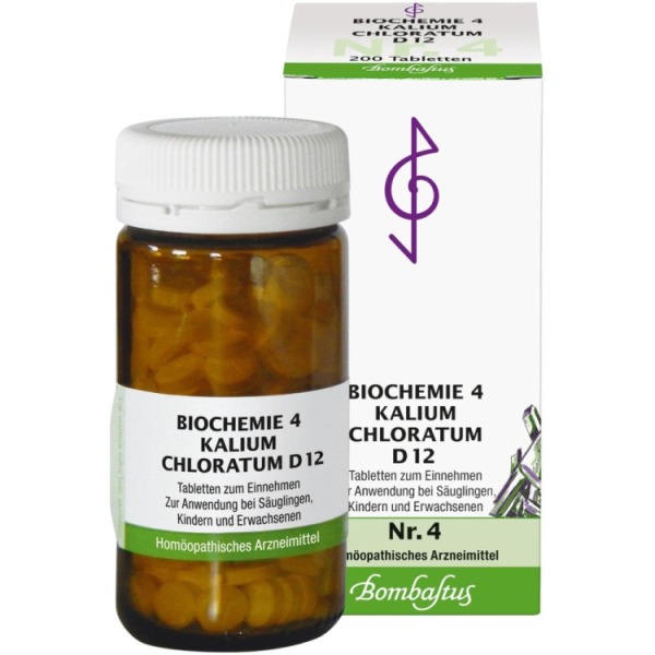 Biochemie 4 Kalium chloratum D 12 Tablet 200 St