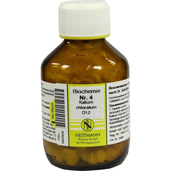 Biochemie 4 Kalium chloratum D 12 Tablet 400 St