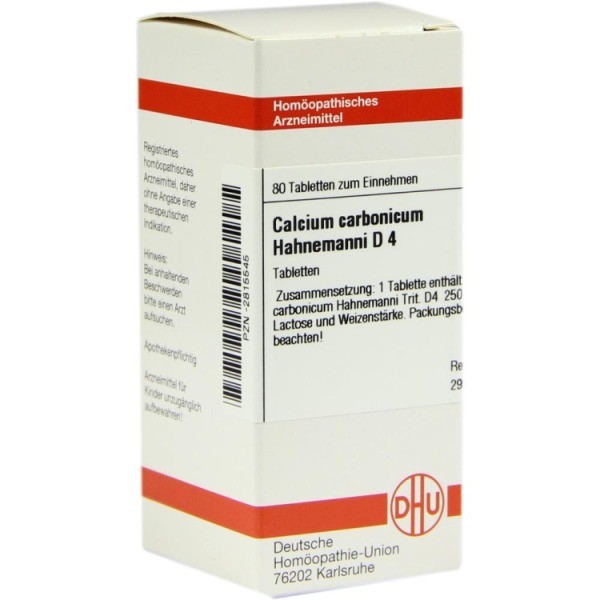 Calcium Carbonicum Hahnemanni D 4 Tablet 80 St