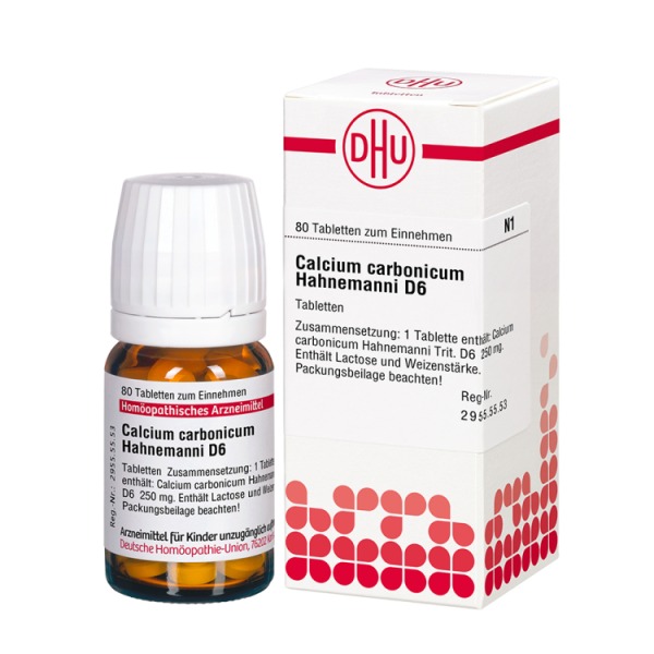 Calcium Carbonicum Hahnemanni D 6 Tablet 80 St