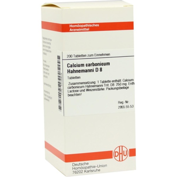 Calcium Carbonicum Hahnemanni D 8 Tablet 200 St