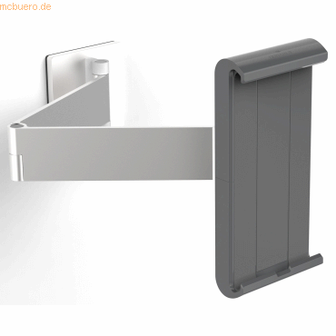Durable Tablet-Wandhalter 7-13 Zoll mit Schwenkarm metallic silber