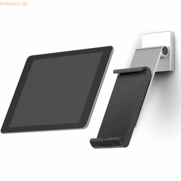 Durable Tablet Wandhalter Wall Pro metallic silber