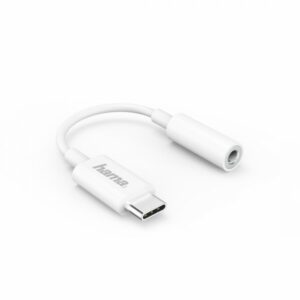 Hama Adapter USB C auf 3,5 mm Klinke weiß