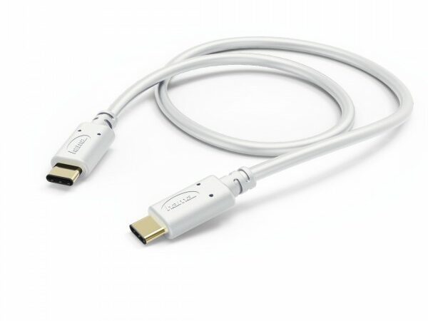 Hama Ladekabel USB Type C zu USB Type C 1,5 m, weiß
