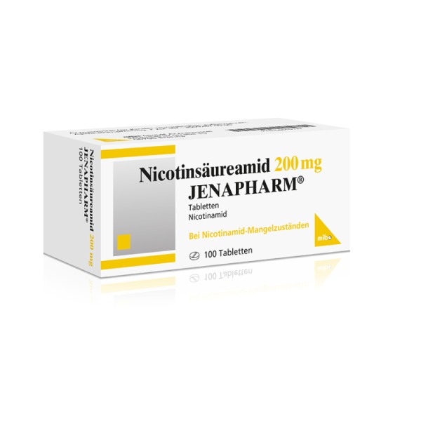 Nicotinsäureamid 200 mg Jenapharm Tablet 100 St