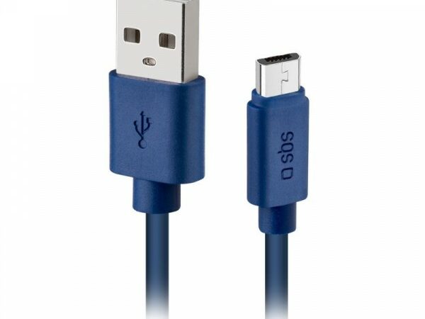 SBS Ladekabel Polo Micro USB blau