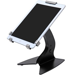 Showdown® Displays Tablet-Halterung Trigrip Counter mit Löchern im Sockel schwarz