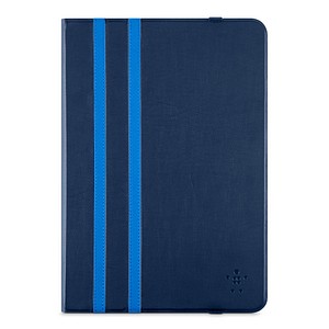 belkin Twin Stripe Folio Tablet-Hülle für Apple iPad Air (2013), iPad Air 2 (2014) blau